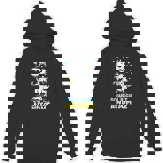 Down Right Awesome Dinosaur Down Syndrome Awareness T-Rex Hoodie | Seseable CA