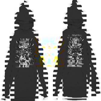 Dragon Battlemech Cyberpunk Sci-Fi Mech Warrior Sci-Fi Robot Tank Top Unisex Hoodie - Monsterry