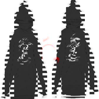 Dragon Chinese Calligraphy Writing Power And Strength Unisex Hoodie - Monsterry