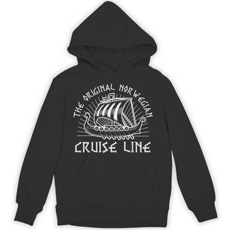 Drakkar Viking Ship Original Norwegian Cruise Line Norse Premium Unisex Hoodie - Monsterry
