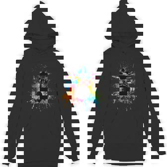 Drummer Colorful Drums Drumming Music Lover Hoodie | Seseable UK
