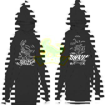 Dunkzilla Basketball Dinosaur T Rex Unisex Hoodie - Monsterry