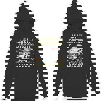 Easily Distracted By Classic Cars Vintage Hoodie - Monsterry