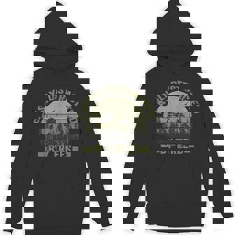 Easily Distracted By Trees Wildlife Nature Vintage Forest Unisex Hoodie - Monsterry
