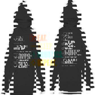 Eat Sleep Robotics Repeat Vintage Engineer Unisex Hoodie - Monsterry