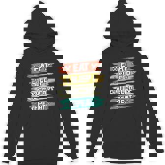 Eat Sleep Soccer Repeat Boys Soccer Lovers & Players Hoodie - Thegiftio