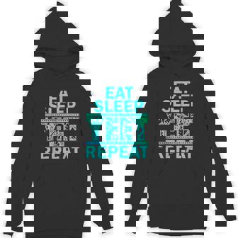 Eat Sleep Yeet Repeat Yeet Apparel Hoodie - Seseable