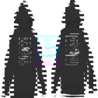 Eel Fish Vintage Retro Eel Hoodie - Thegiftio UK