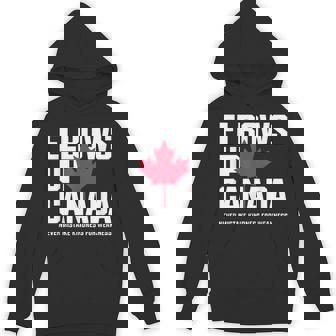 Elbows Up Canada Never Mistake Kindness For Weakness Hoodie - Thegiftio UK