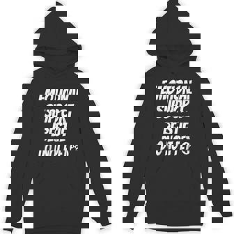 Emotional Support Bestie Service Dog Joke Service People Unisex Hoodie - Monsterry