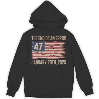 End Of An Error January 20 2025 President Inauguration Hoodie - Thegiftio UK