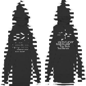 Equality Is Greater Than Division Symbol Black History Month Hoodie - Monsterry