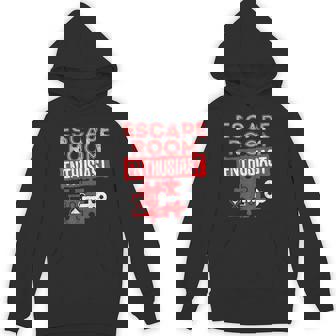 Escape Room Enthusiast Adventurer Puzzle Unisex Hoodie - Monsterry