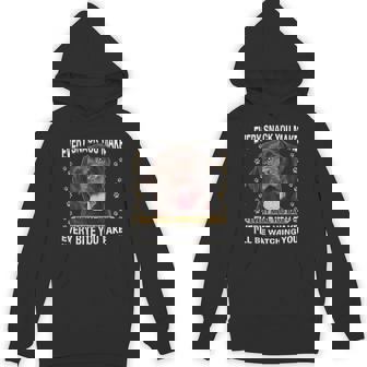 Every Snack You Make Chocolate Lab Dog Mom Dog Dad Hoodie - Thegiftio
