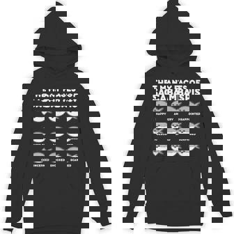 The Many Faces Of Sacabambaspis Fish Meme Unisex Hoodie - Monsterry