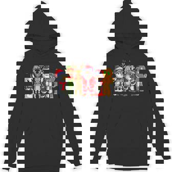 Family Christmas Afro African American Santa Xmas Unisex Hoodie - Monsterry