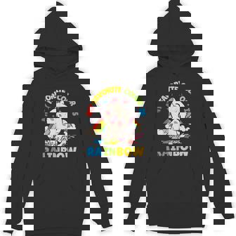 My Favorite Color Is Rainbow Gay Pride Month Proud Ally LGBT Unisex Hoodie - Monsterry
