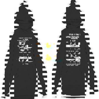 Feed Ducks Talk About Ducks Tank Top Unisex Hoodie - Monsterry