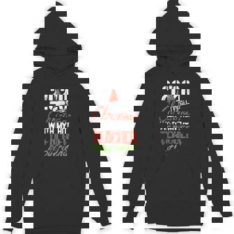 Fiancee First Christmas With My Hot Teacher Boyfriend Tank Top Unisex Hoodie - Monsterry