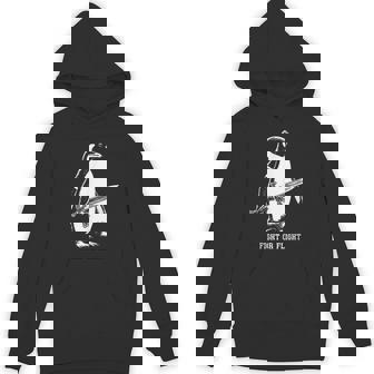 Fight Or Flight Penguin - Small Short Sleeve Penguin Print Classic Fit Bird Print Unisex Hoodie - Monsterry