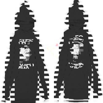 Fleece Navidad Christmas Sheep Feliz Christmas Lights Unisex Hoodie - Monsterry