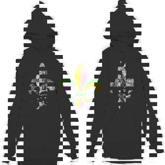 Fleur De Lis Mardi Gras Symbol Louisiana New Orleans Outfit Hoodie | Mazezy