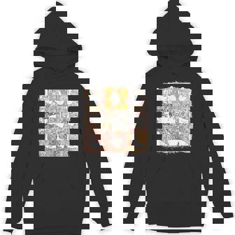 Floral Silly Goose Boho Mama Mom Farm Duck Animal Goose Meme Unisex Hoodie - Monsterry