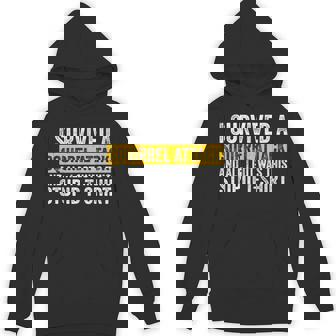 Forest Animal Cool I Survived A Squirrel Attack Unisex Hoodie - Monsterry