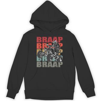 Four Wheeler Quad Riding ATV Rider Racing Vintage Unisex Hoodie - Monsterry