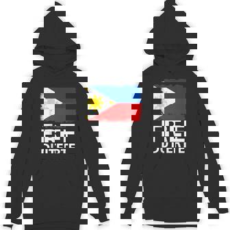 Free Duterte Supporter President Rodrigo Digong Philippines Hoodie | Mazezy