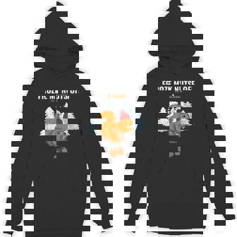 Froze My Nuts Off In Alaska Squirrel Alaskan Tourist Unisex Hoodie - Monsterry
