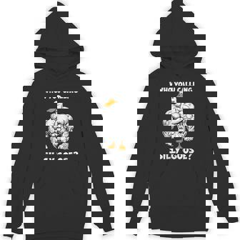 Gym Who You Calling Silly Goose Meme Hoodie - Seseable