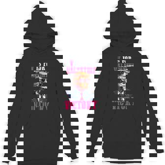 Trump Valentine's Day V Is For Victory Trump Valentine Hoodie - Thegiftio
