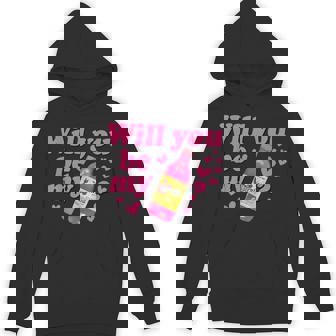 Will You Be My Valentina Salsa Meme Mexican Valentine Hoodie - Thegiftio