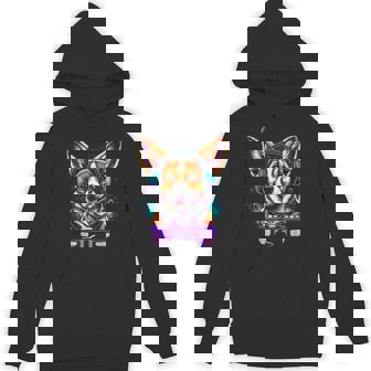 Gaming Corgi Pembroke Dog Player Video Gamer Lover Men Kids Unisex Hoodie - Monsterry