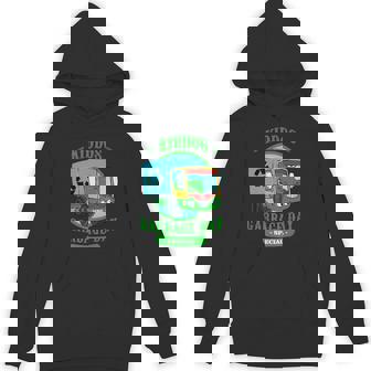 Garbage Smiling Truck Kiddos Recycling Hero Dustman Trash Premium Unisex Hoodie - Monsterry