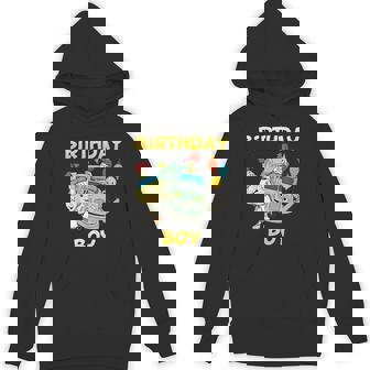 Garbage Truck Birthday Boy Recycling Trash Family Birthday Hoodie - Thegiftio UK