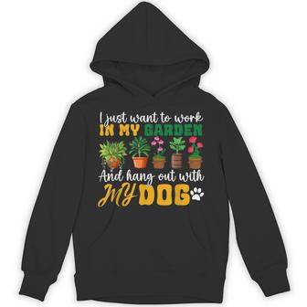 Gardening Dog Lover Gardener Garden Pet Plants Unisex Hoodie - Monsterry UK