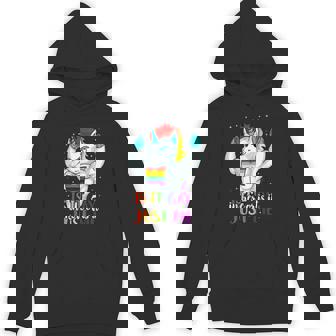 Is It Gay In Here Or Is It Just Me Gay Pride Unicorn Tee Unisex Hoodie - Monsterry