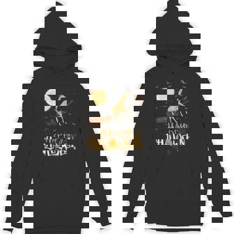 Giraffe Ride Witch Shotgun Giraffe Halloween Unisex Hoodie - Monsterry