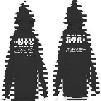 God Has Everything Under Control Clever Rebus Puzzle Unisex Hoodie - Monsterry