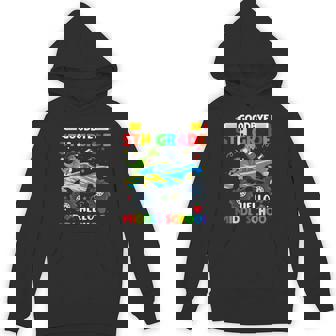 Goodbye 5th Grade Hello Middle School Graduation Class 2024 Unisex Hoodie - Monsterry