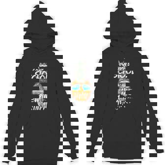 Goodbye School Hello Summer Last Day Of School Pineapple Tank Top Unisex Hoodie - Monsterry