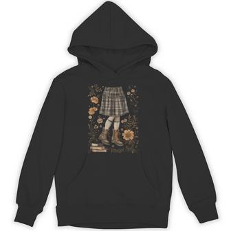 Gothic Cottagecore Dark Academia Haunted Vintage Aesthetic Hoodie | Seseable UK