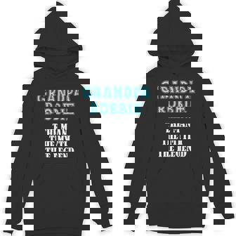 Granddad Grandpa Robbie Nickname The Man Myth Legend Hoodie | Mazezy