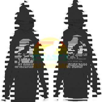 Great Grandpa Dinosaur T Rex Great Grandpasaurus 2 Kids Unisex Hoodie - Monsterry