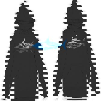 Great Shark Diver Scuba Diving Unisex Hoodie - Monsterry