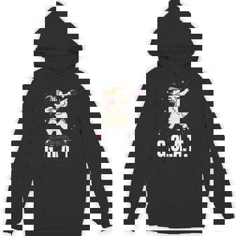 Greatest Of All Time GOAT Goat Dab Dancing Design Unisex Hoodie - Monsterry