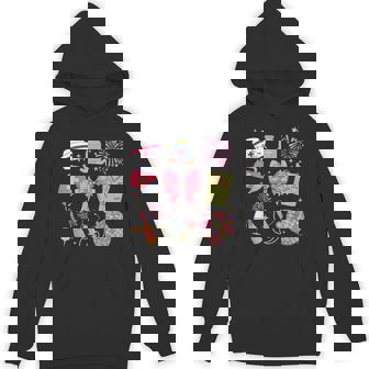 Groovy New Year 2025 ER ICU Nurse Coquette Party Unisex Hoodie - Monsterry