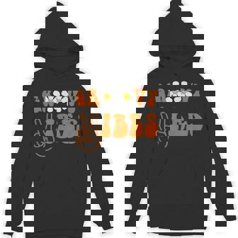 Groovy Vibes 70s Retro Disco Hippie Babe Vintage Unisex Hoodie - Monsterry